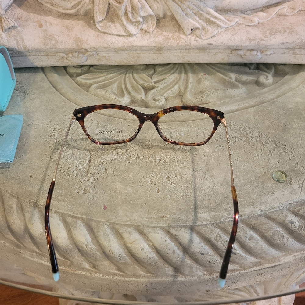 Tiffany & Co TF2194 Perscription Frames Only Havanah Gold Luxury Designer #95 - Picture 9 of 16